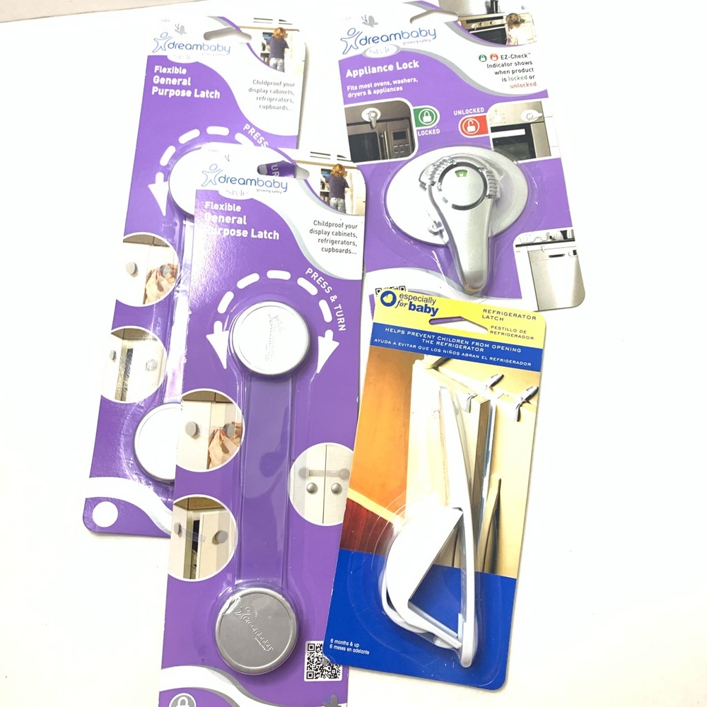 Dreambaby Bundle Safety Latch / Lock 4 pieces